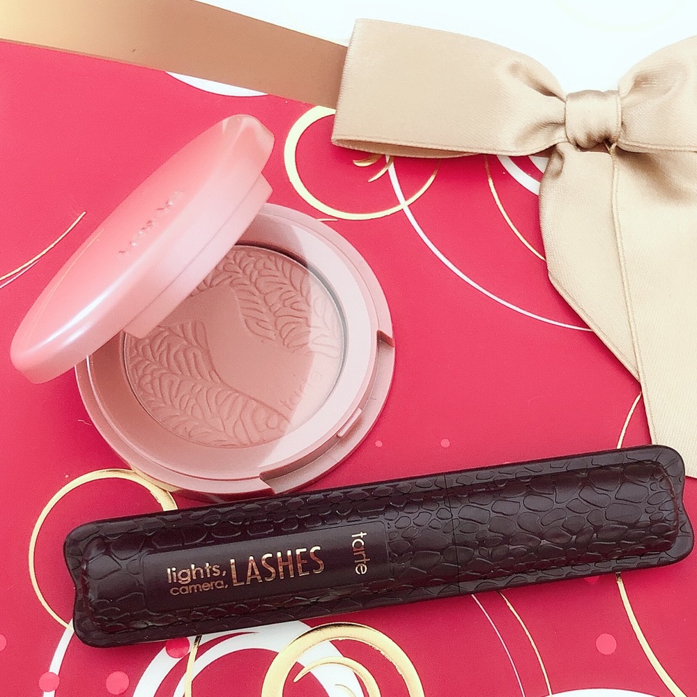 Tarte Amazonian clay blush and Mascara bundle